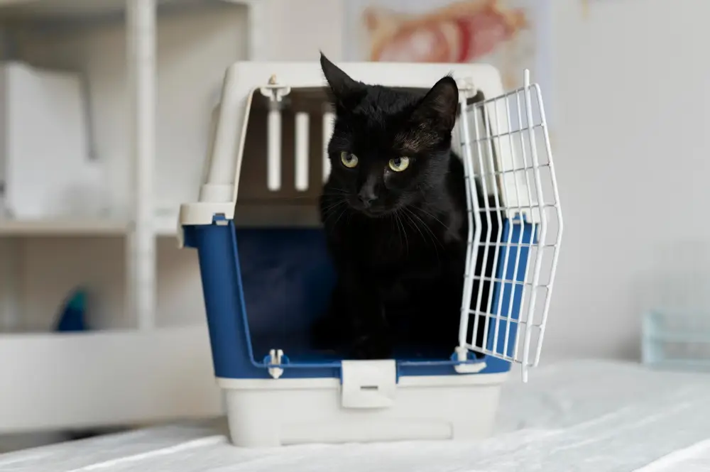 “Trasladar al gato a un lugar seguro y tranquilo puede reducir su estrés y facilitar su recuperación mientras recibe ayuda.”